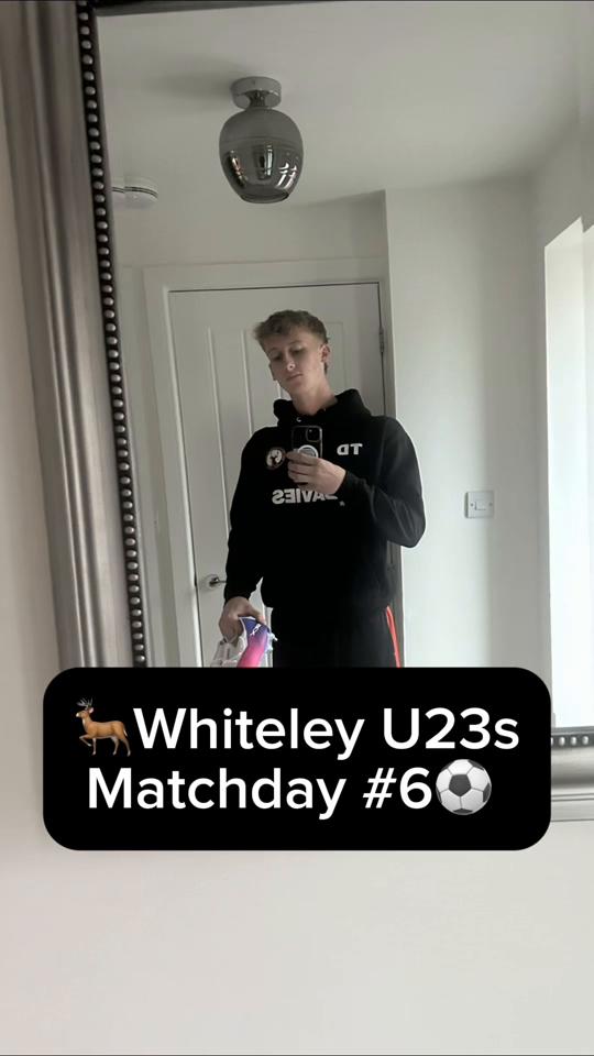 TikTok cover for Whiteley Wanderers U23s away matchday against Andover Town U23s